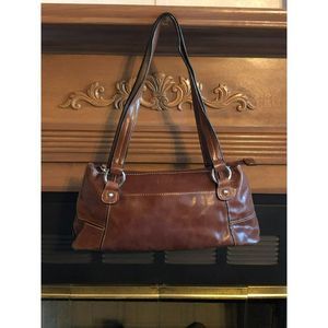 Giani Bernini Leather Brown Bag